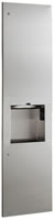 B-38030 半嵌墙纸巾盒/自动干手机/垃圾箱组合柜（三合一） Series Recessed Paper Towel Dispenser/Automatic Hand Dryer/Waste Bin (3-in-1 Unit)